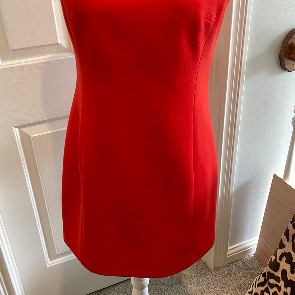 WORTH Red Sleeveless Dress - Picture 3 of 7